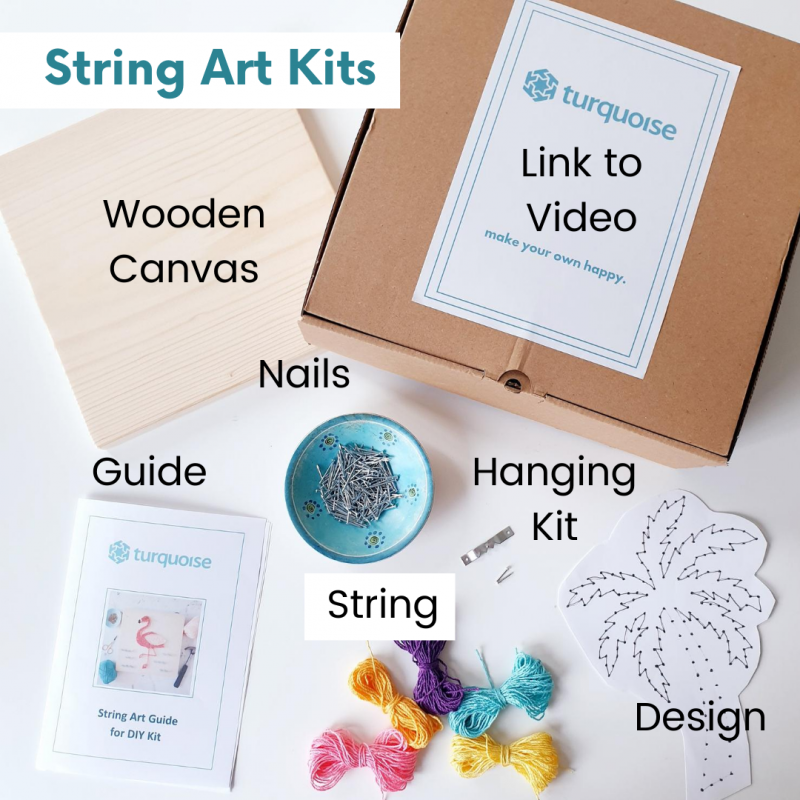 Online String Art Workshop with DIY Kit