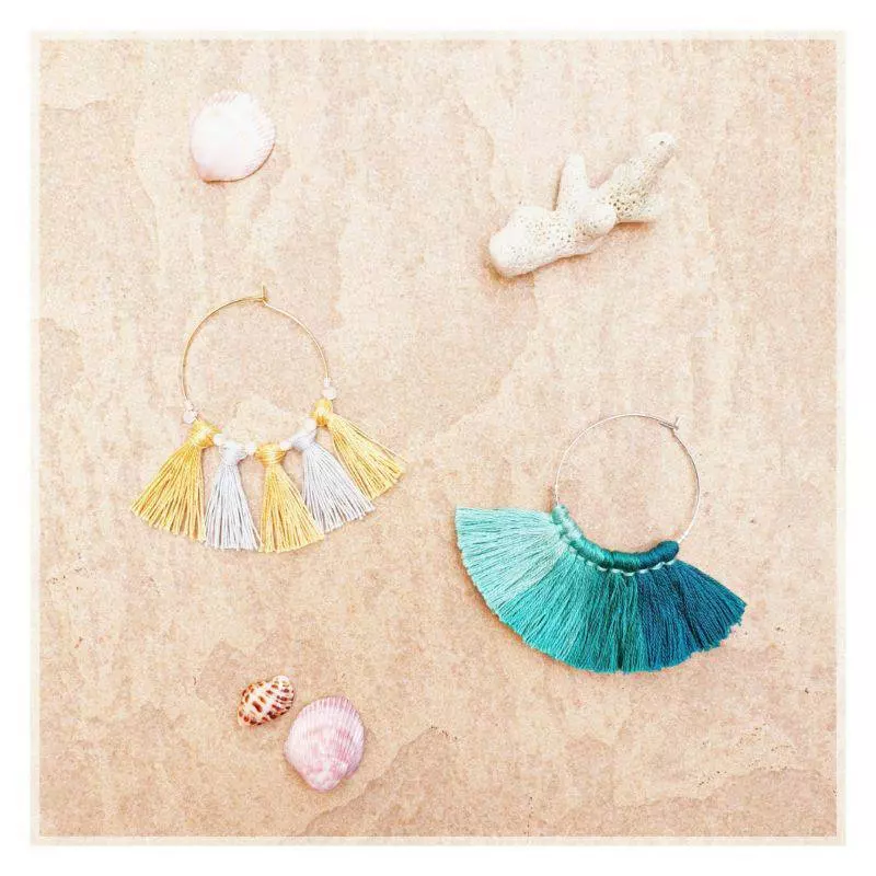 DIY Tassel Hoop Earrings + Dinner