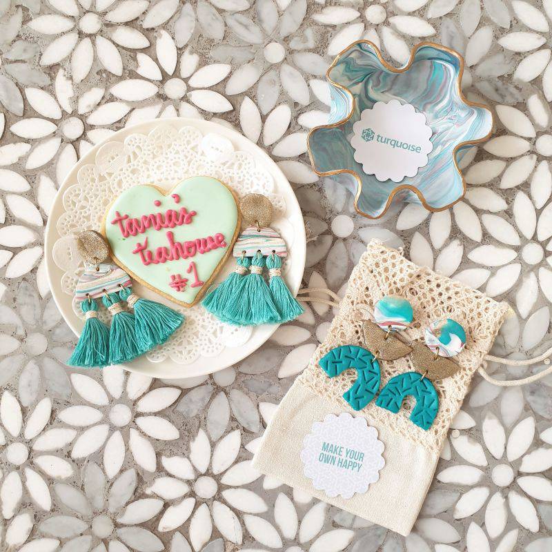 DIY Clay Dish and Jewellery + Dinner