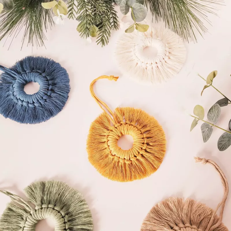 Macramé Christmas Ornaments Workshop with Brunch