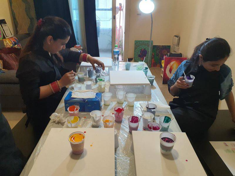 Fluid Acrylic Art Workshop