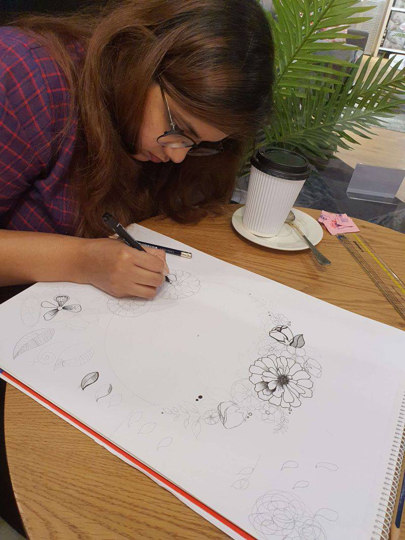 Mandala Art on Canvas